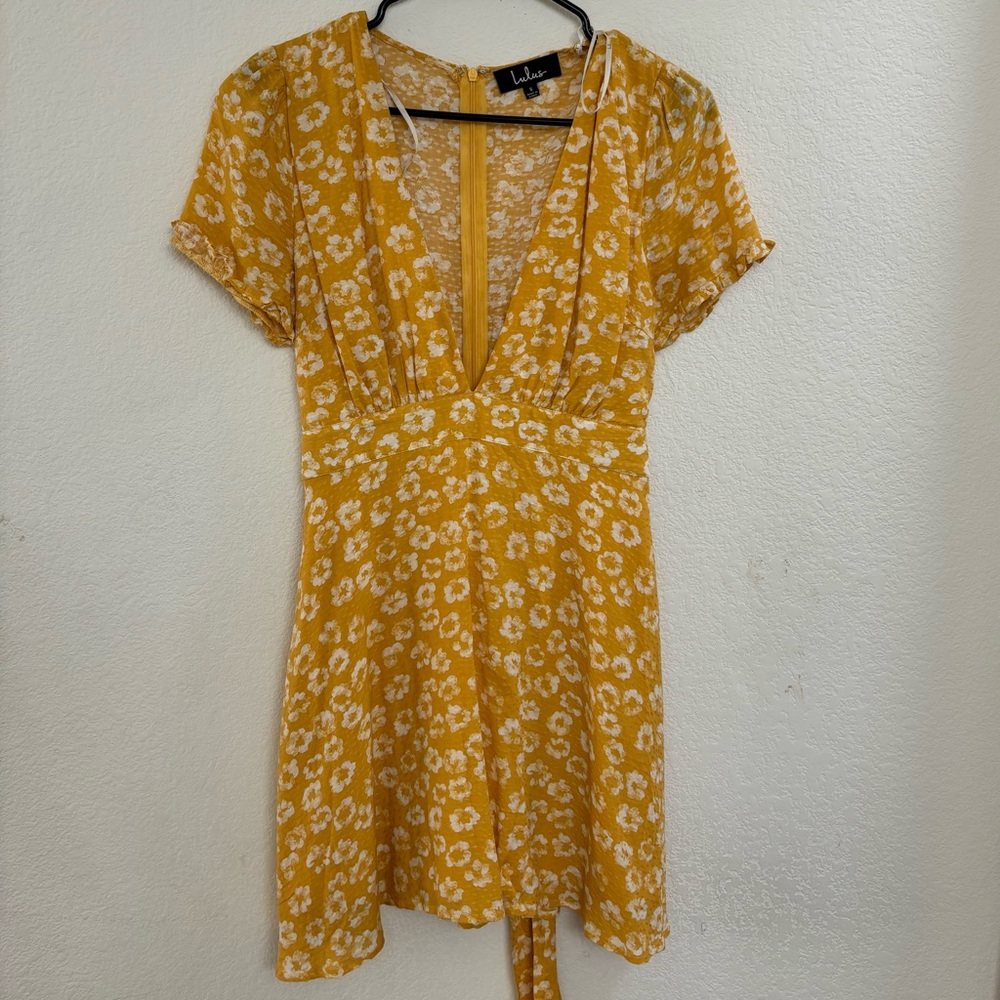 Lulus yellow dress